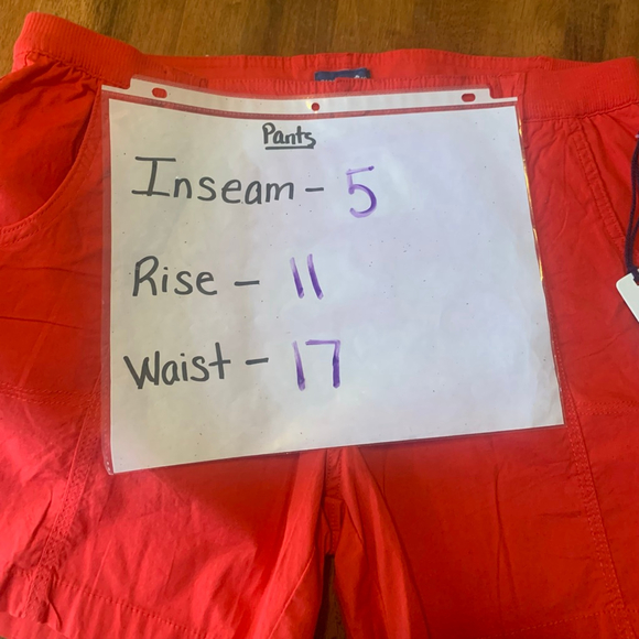 Caribbean Joe NWT Shorts 10 Red Pockets - Picture 5 of 6